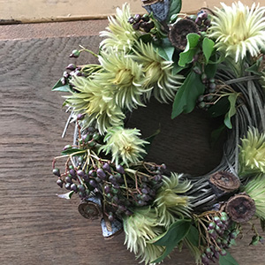 名古屋市名東区の花屋「アトリエ凜花」リース12